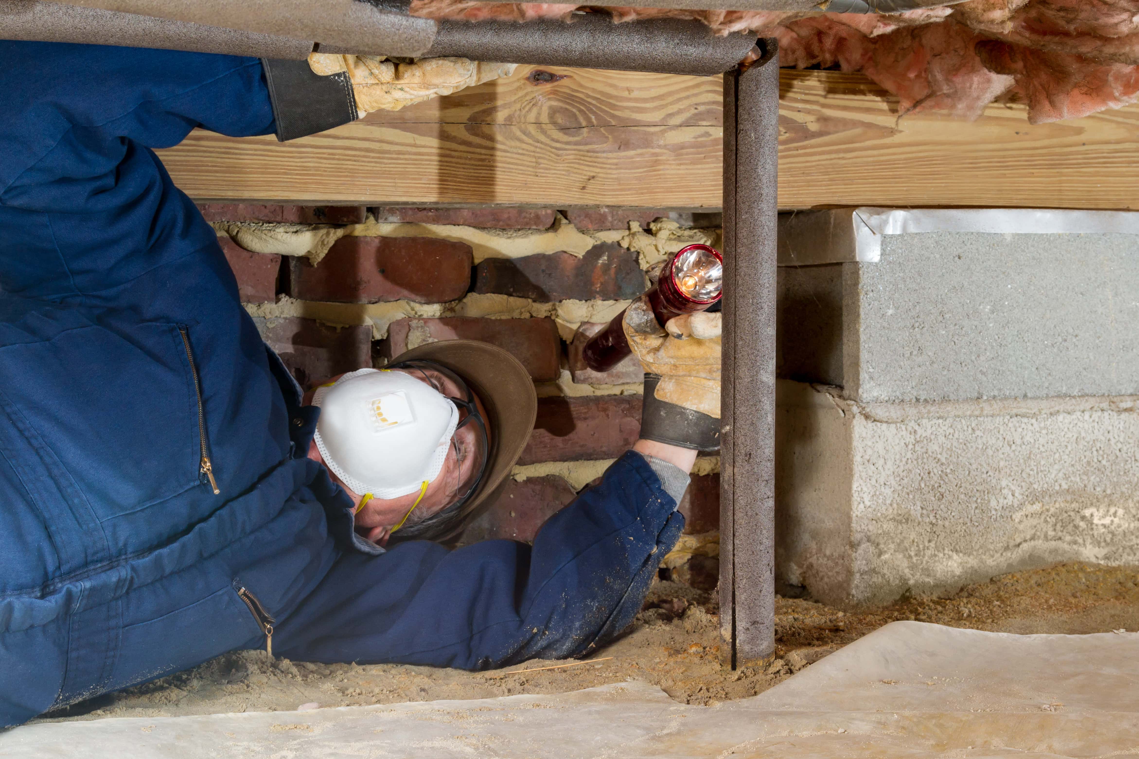 Crawl Space Insulation Inspection