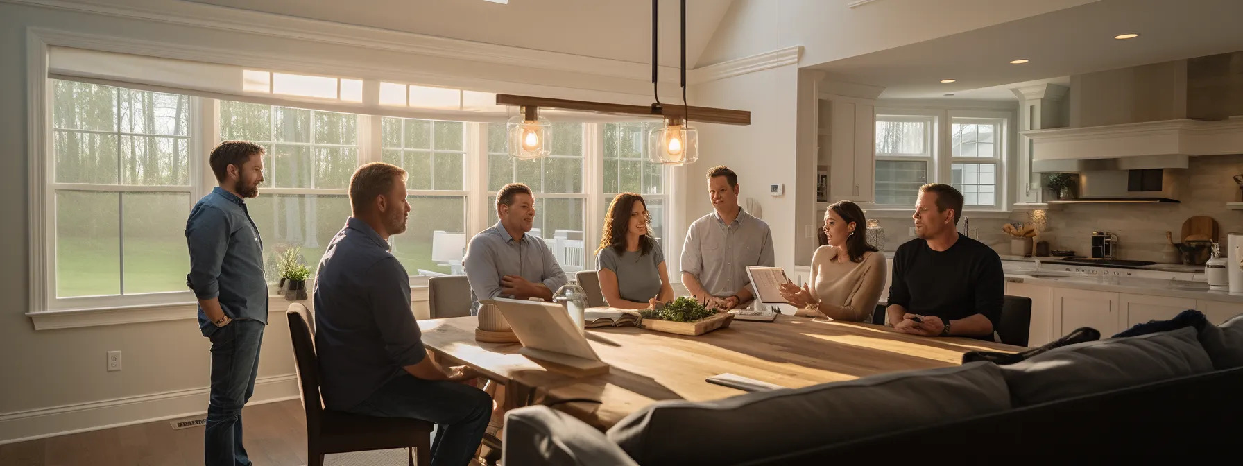 homeowners having a brainstorming session in hampton roads