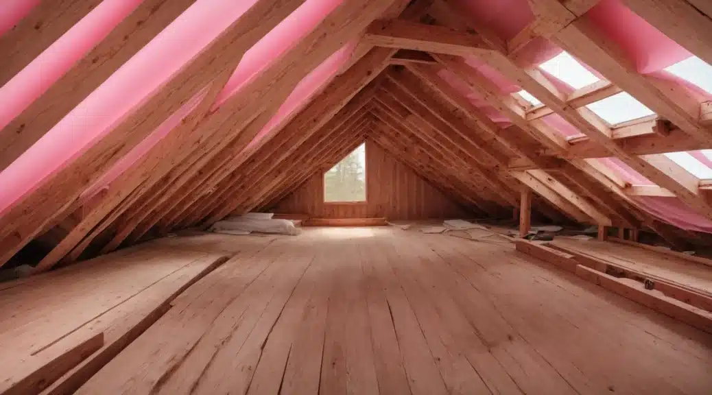 attic with insulation r-value guide
