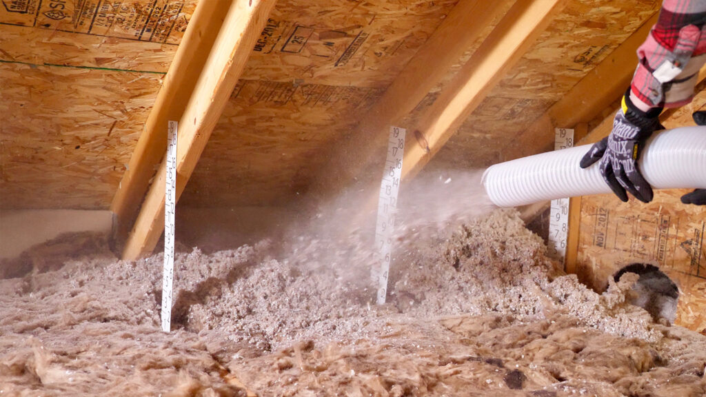 cellulose insulation install