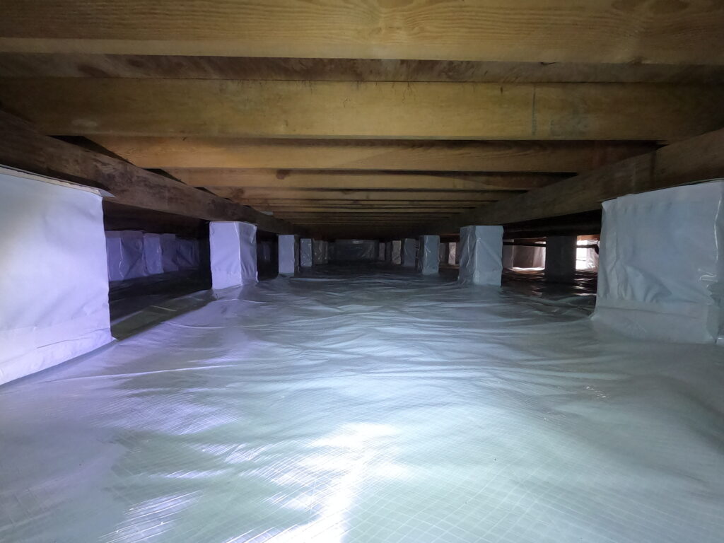 crawlspace encapsulation subfloor insulation HD